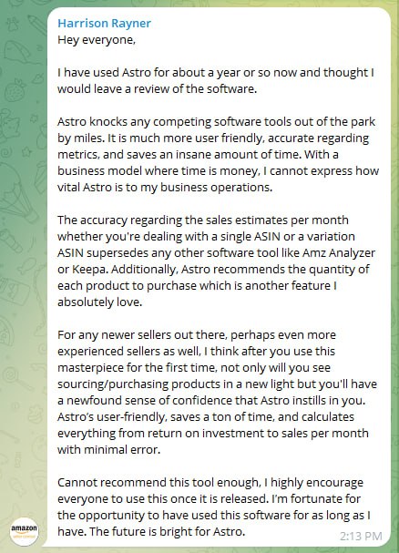 Testimonial Snapshot