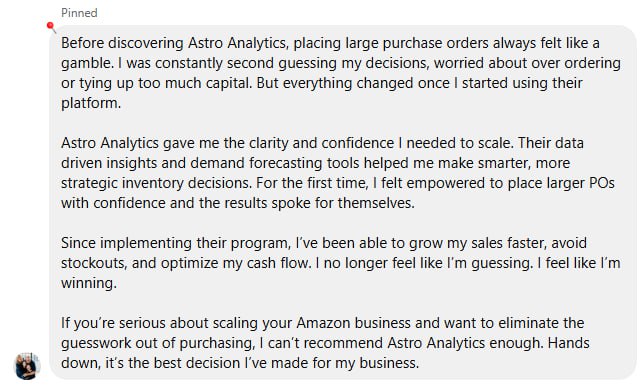 Testimonial Snapshot