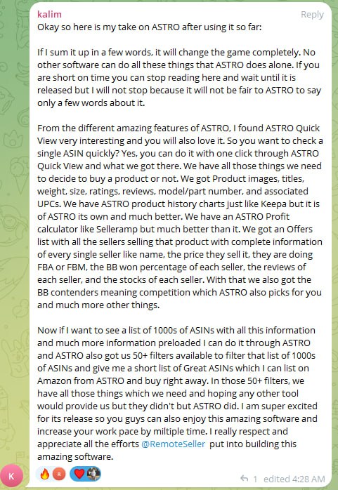 Testimonial Snapshot