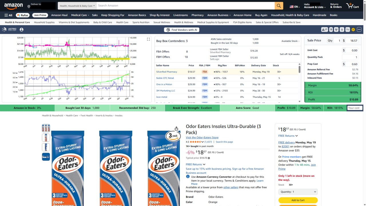 ASTRO Supplier Analysis Dashboard