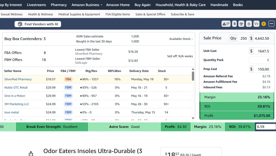 ASTRO Supplier Analysis Dashboard